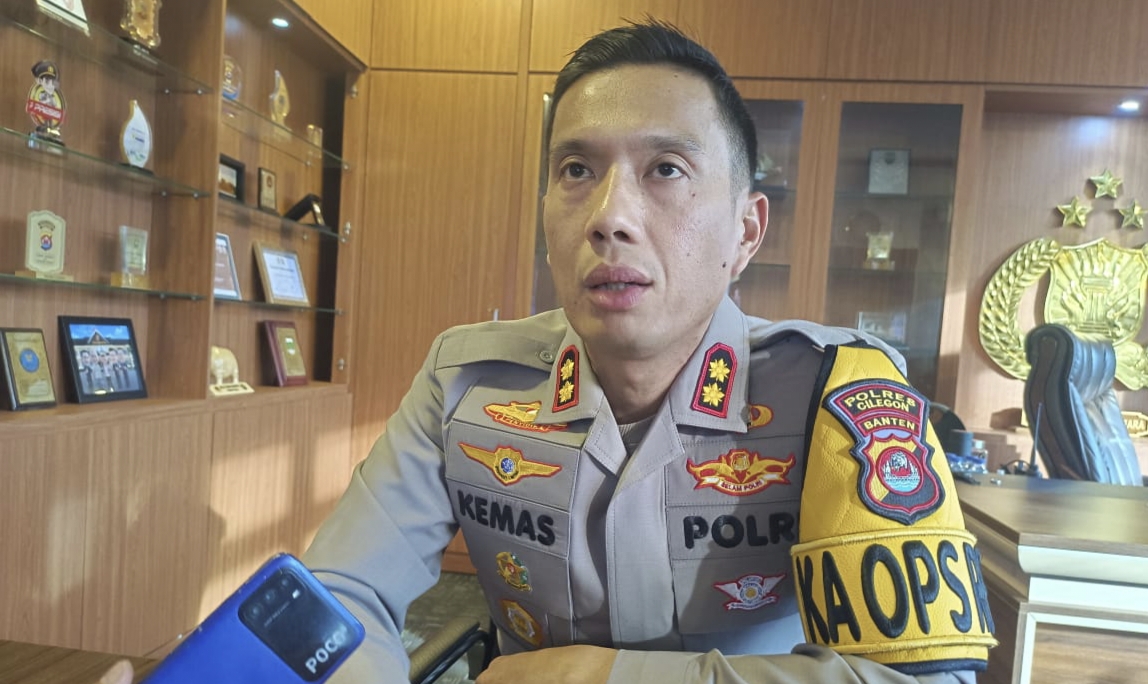 Kapolres Cilegon AKBP Kemas Indra Natanegara.