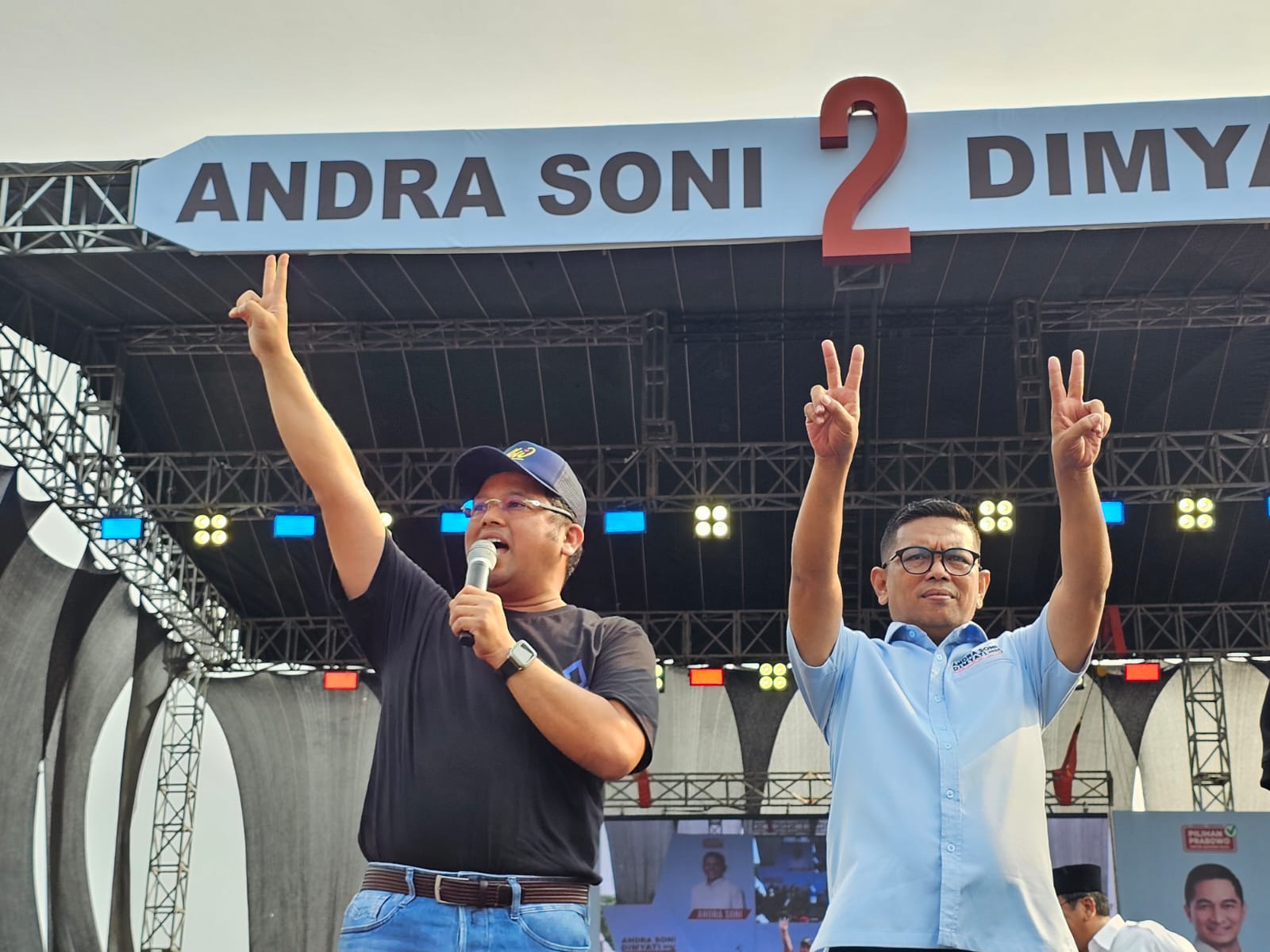 Cagub Andra Soni di Konser Banten Maju di Kota Tangerang (Istimewa)