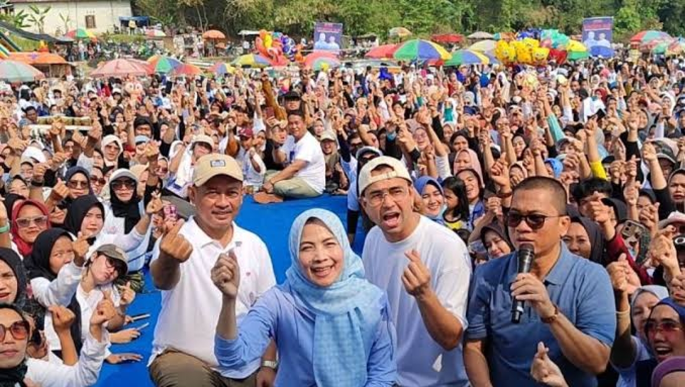 Pasangan Calon Bupati dan Wakil Bupati Serang, Ratu Zakiyah - Najib. (Foto:Istimewa) 