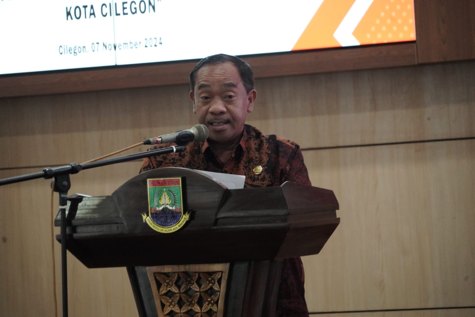 Sekda Kota Cilegon Maman Mauludin. 