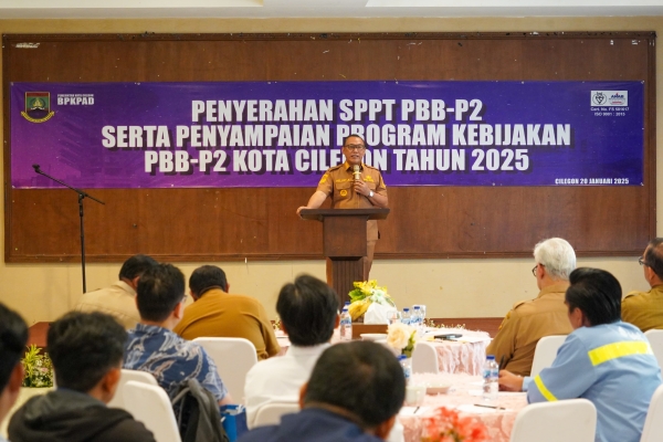 Pemkot Cilegon Serahkan SPPT PBB-P2 kepada 7 Industri dan 1 Perbankan