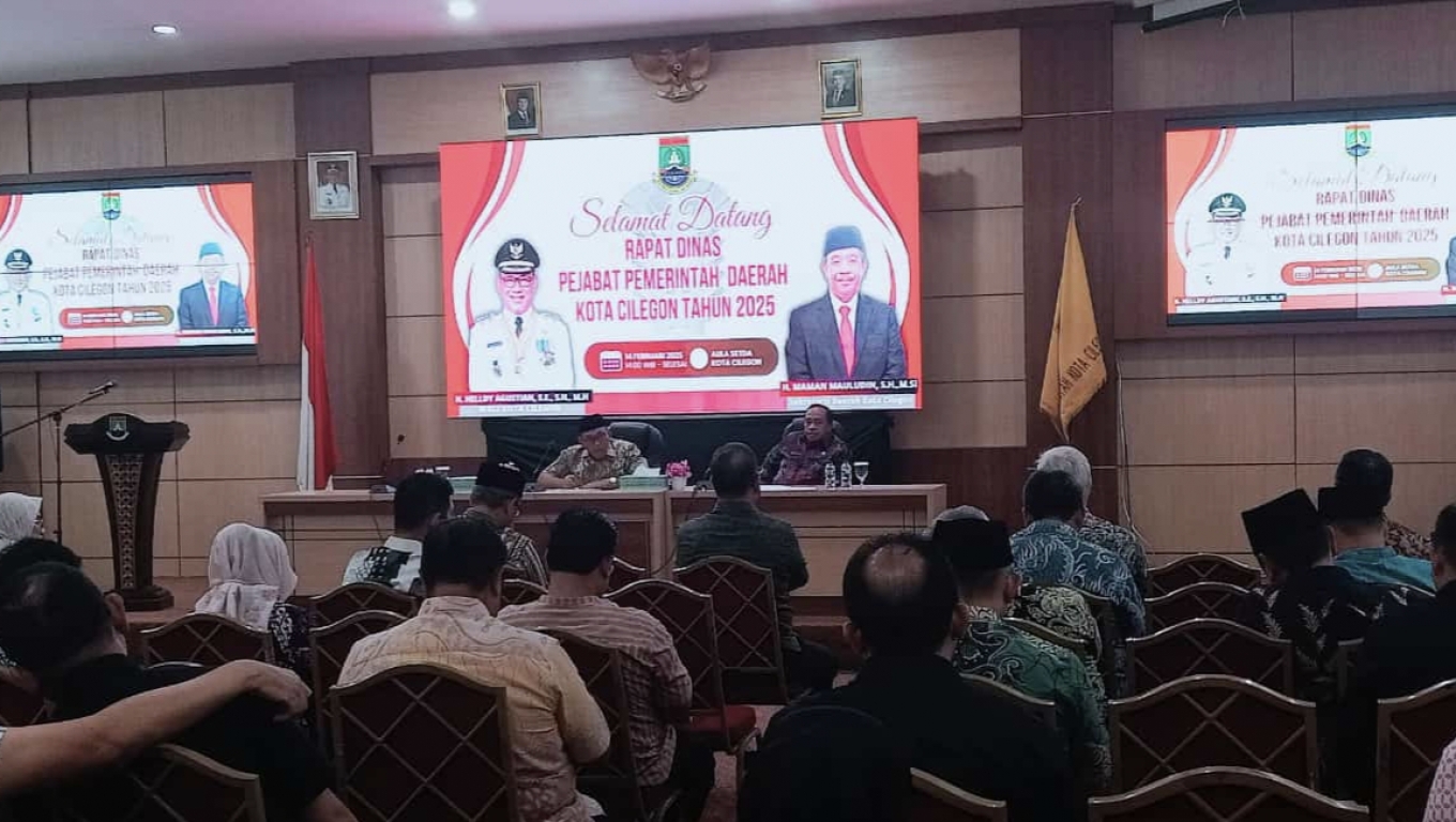 Rapat Dinas Pejabat Pemkot Cilegon. (Foto: Babebanten.com)