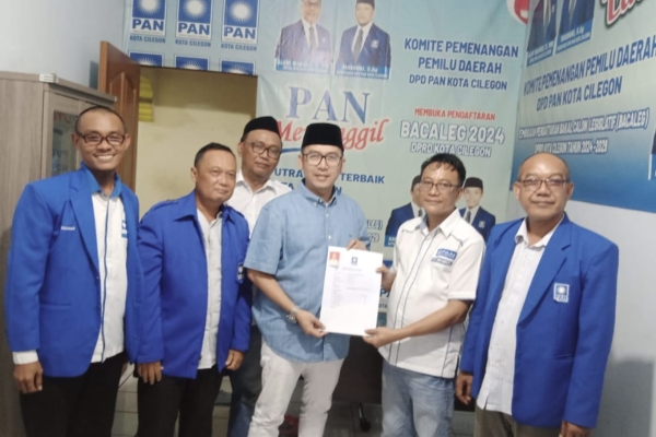 Demi Kemajuan Bersama, Rahmatulloh Mendaftar Sebagai Calon Ketua DPD PAN Kota Cilegon