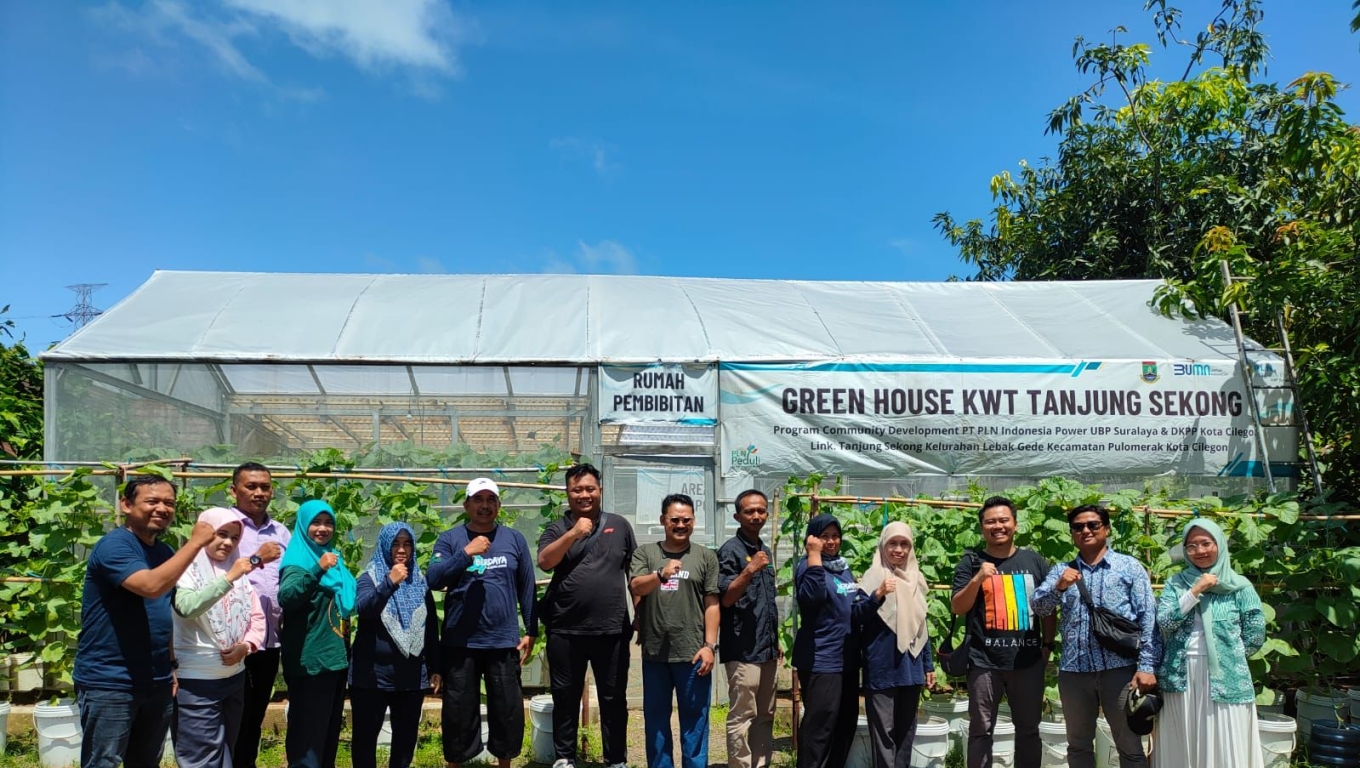 Panen sayur di  Lingkungan Tanjung Sekong, Kelurahan Lebak Gede, Kecamatan Pulomerak, Kota Cilegon. (Foto: Istimewa)