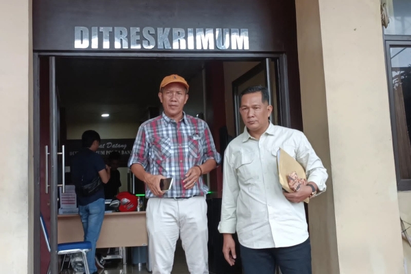 Datangi Polda Banten, Pengusaha Cilegon Ini Minta Kasusnya dengan Abah Salim Dilanjutkan