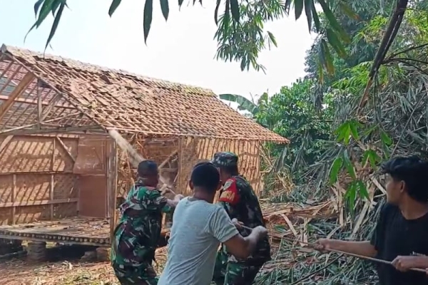 TMMD Ke-124, Kodim 0602 Serang Rehabilitasi Rumah Tidak Layak Huni