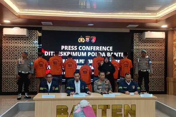 Demo Berujung Pengrusakan di Lokasi Proyek PT Lotte Chemical, Polda Banten Tangkap 7 Orang