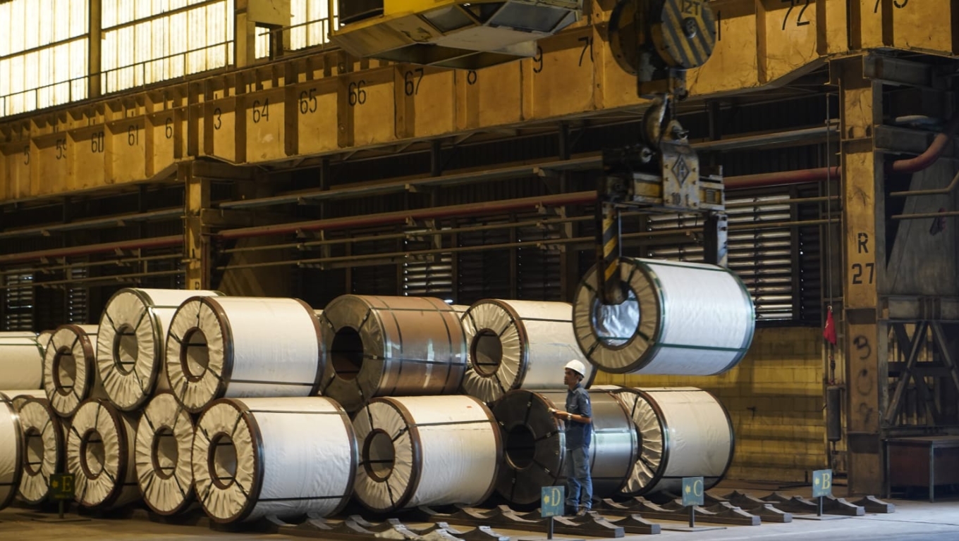 Salah satu hasil produksi PT Krakatau Steel. (Foto: Istimewa)