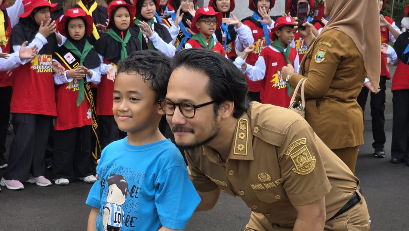 Wakil Walikota Cilegon Fajar Hadi Prabowo saat memperingati Harganas ke - 32 di Halaman Kantor Walikota Cilegon. (Foto: Istimewa)