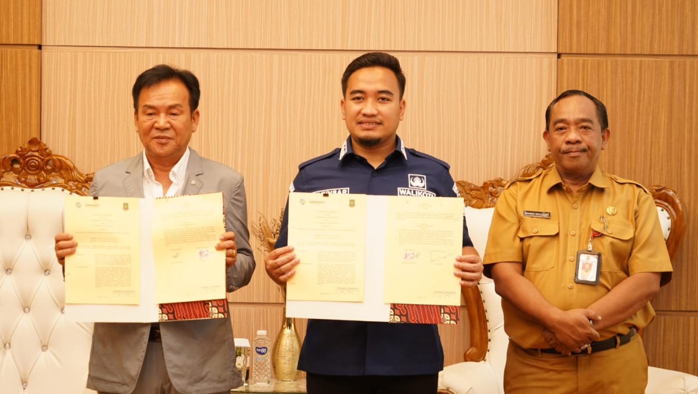 MoU Pemkot Cilegon dengan PT PT Green Eco Teknologi. (Foto: Istimewa)