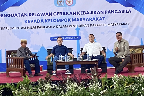 BPIP dan Anggota DPR RI Gelar Sosialisasi Penguatan Nilai-nilai Pancasila di Kota Cilegon 