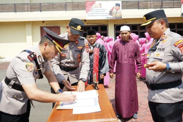 Wakapolres dan Kasat Narkoba Polres Cilegon Dimutasi