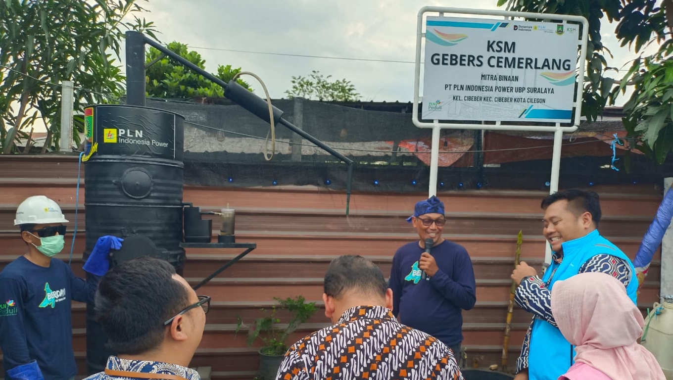 Kementeria ESDM kunjungi KSM Gebers Cemerlang di Cibeber, Cilegon. (Foto: Istimewa)