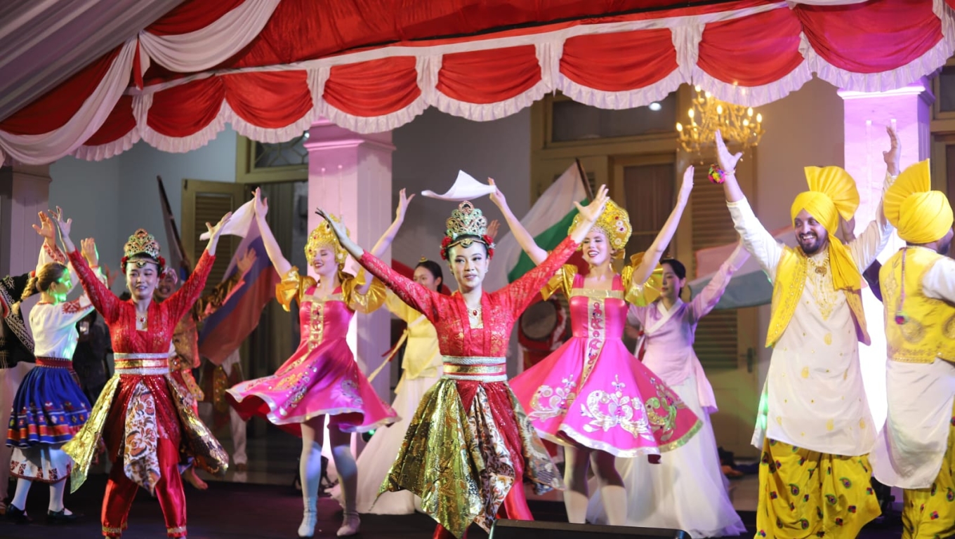 Pembukaan Budaye Cilegon Festival & International Folk Arts (BC-FIFA) 2025 di Rumah Dinas Wali Kota Cilegon. (Foto: Istimewa)