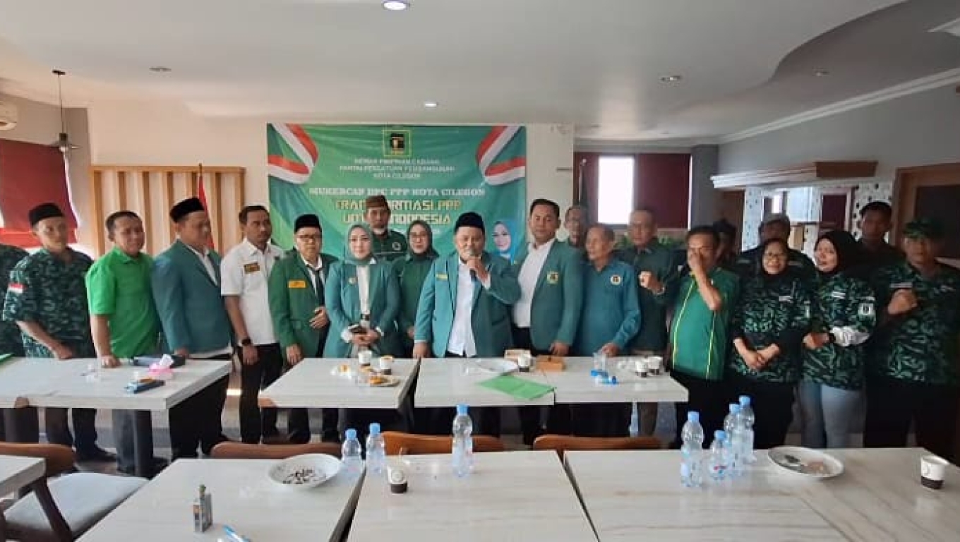 Deklarasi dukungan DPC PPP Kota Cilegon kepada Muhamad Mardiono. (Foto:Arie/BabeBanten.com)