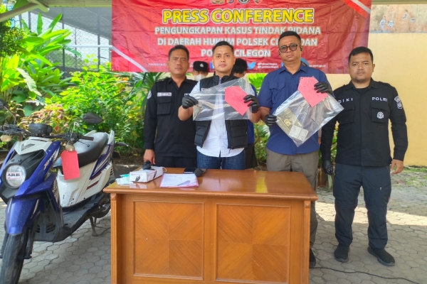 Pelaku Curanmor Berhasil Ditangkap Polsek Ciwandan Cilegon, Satu Masih Buron