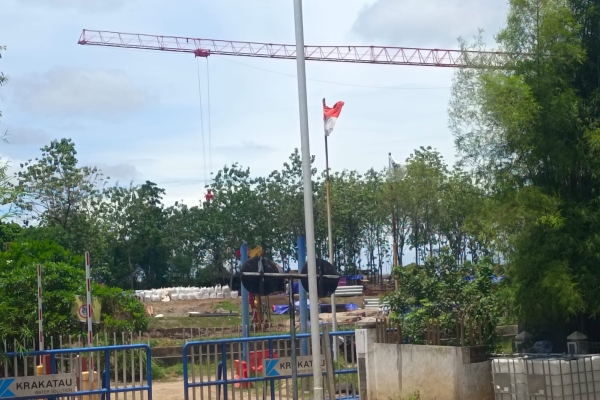 Pembangunan WTP II PT Krakatau Tirta Industri Diduga Belum Miliki Izin AMDAL