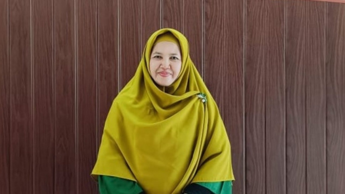 Dini Fitria, Kepala Sekolah SMA 1 Cimarga. (Dok: Suara)