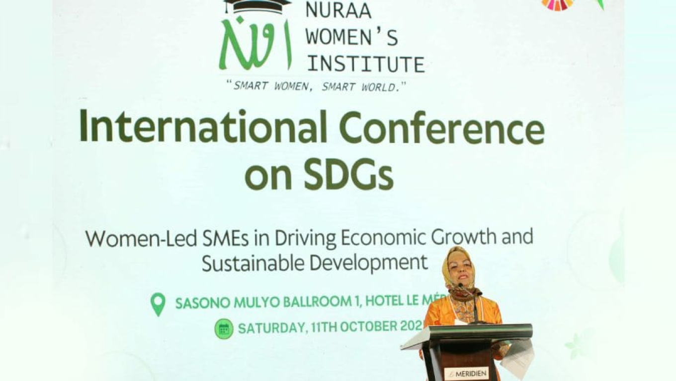 Nuraa Women’s Institute saat menggelar Konferensi Internasional tentang Sustainable Development Goals. (Dok. Istimewa)