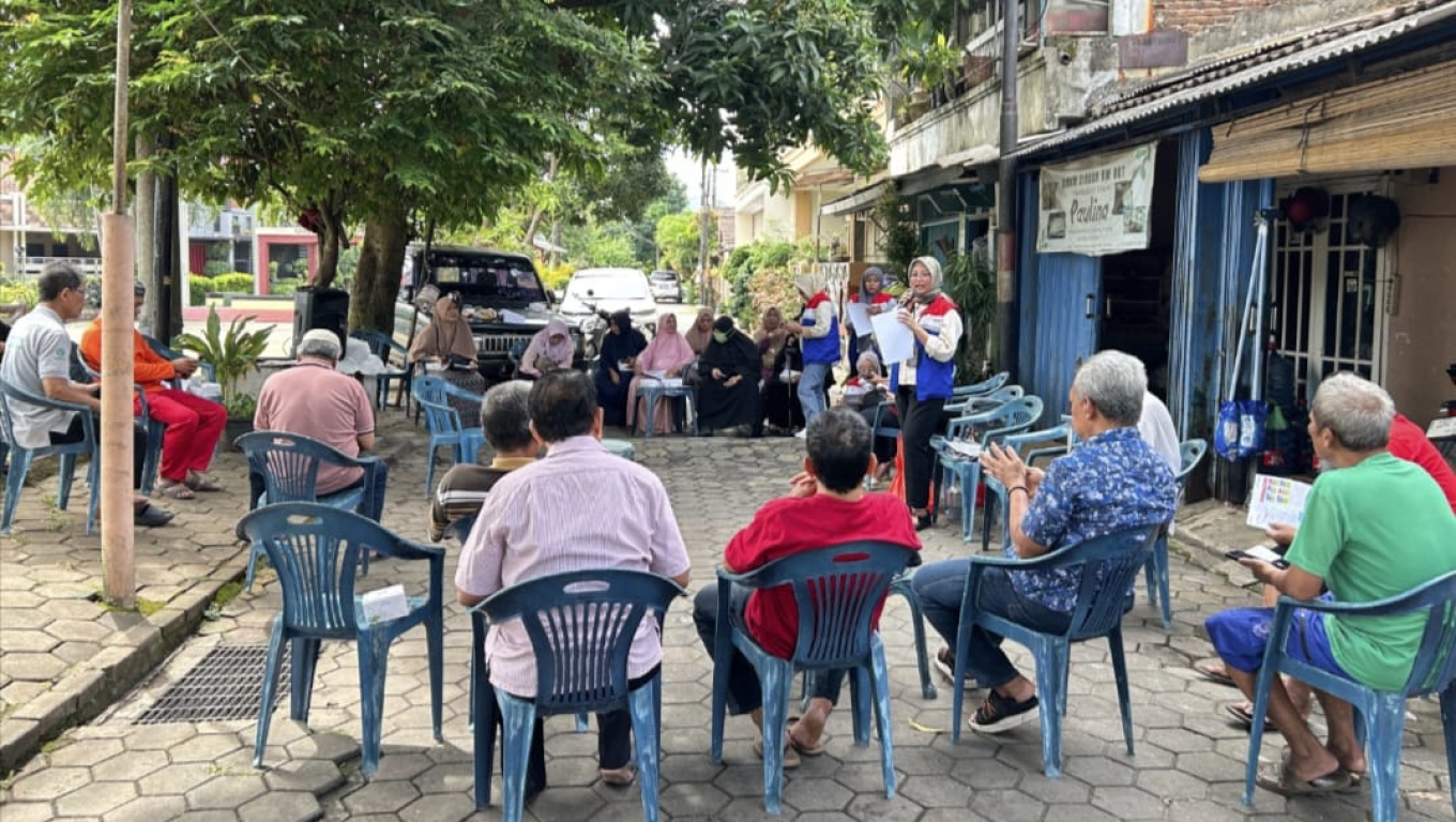 PT Perusahaan Gas Negera Tbk (PGN) - SOR II Area Cilegon menggelar Sosialisasi Catat Meter Mandiri (CMM) kepada masyarakat. (Foto: Istimewa)