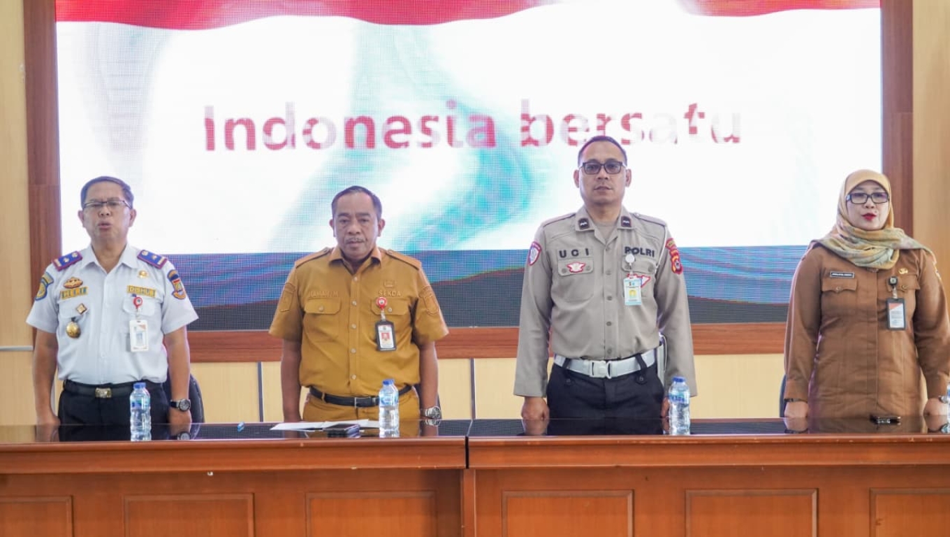 Sosialisasi Tertib Lalu Lintas dan Pemilihan Duta Pelajar Tertib Lalu Lintas yang diikuti ratusan pelajar dari tingkat SMP dan SMA di Kota Cilegon di Aula Diskominfo. (Foto: Istimewa)