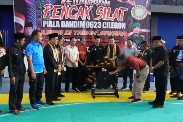 750 Pesilat Meriahkan Kejuaraan Piala Dandim 0623 Cilegon