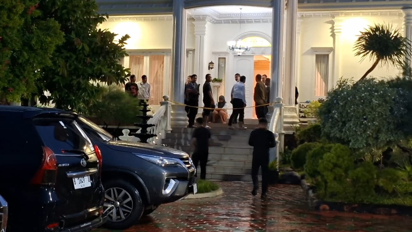 Rumah Mewah di Komplek BBS III Kota Cilegon yang diduga menjadi TKP pembunuham MAHM. (Foto: Babe Banten)