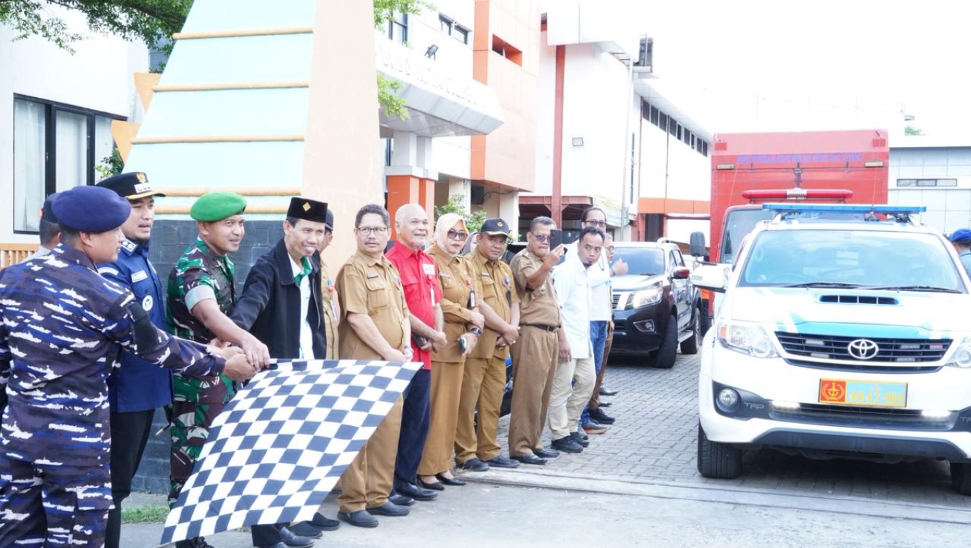 Pelepasan bantuan kemanusiaan untuk korban banjir bandang di Sumatera. (Foto: Istimewa)