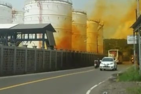 Kebocoran Gas di PT Vopak Buat Warga Panik, Walikota Robinsar Siap Berikan Sanksi