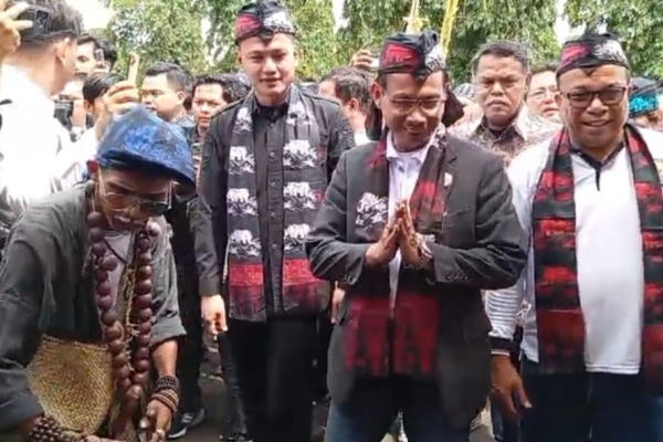 Meriah, Rombongan HPN 2026 Disambut Kesenian Tradisional Pandeglang