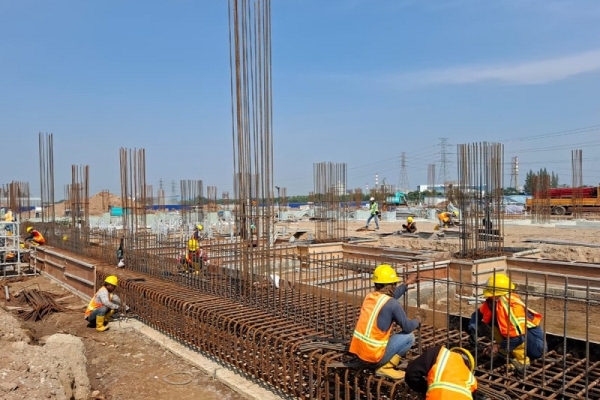 Progres Konstruksi Pabrik Chandra Asri Alkali Sudah Mencapai 50 Persen