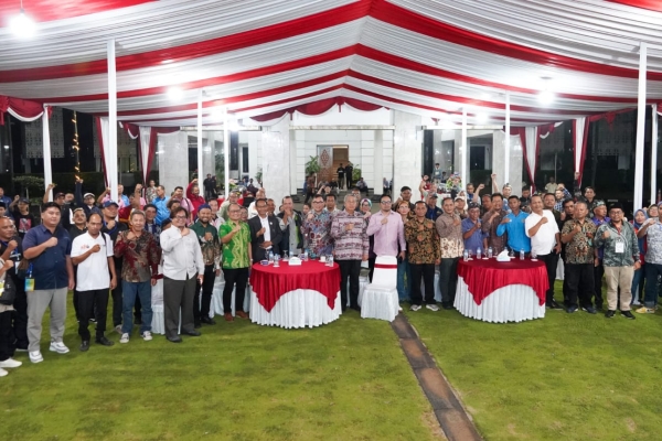 Tari Se Nong Meriahkan Gala Dinner HPN 2026 di Kantor Walikota Cilegon