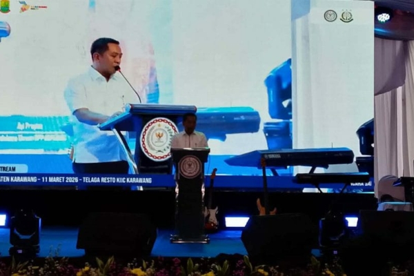 Jaga Desa “Goyang” Karawang, Jamintel Beri Pengarahan kepada BPD se-Kabupaten