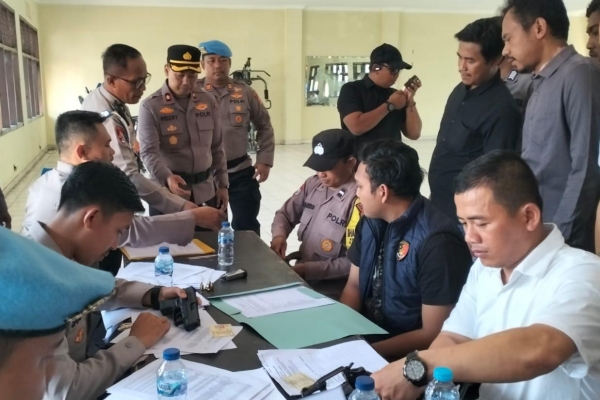 Seluruh Senpi Anggota Polres Cilegon Diperiksa Propam Polda Banten