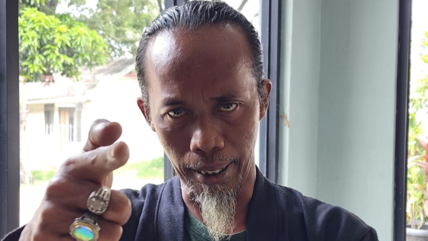 Presiden Ormas Laskar Tanduk Hitam, Mulyadi Sanusi. (Foto: Babebbanten) 