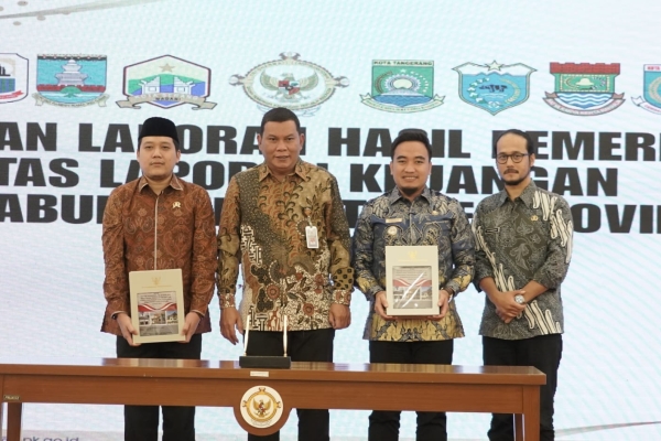 Bukti Komitmen Perbaikan Tata Kelola Keuangan Daerah, Pemkot Cilegon Kembali Raih WTP