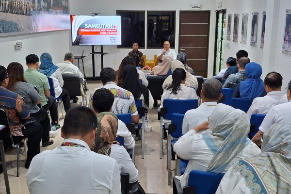 Kantor Pertanahan Kota Cilegon Berikan  Sosialisasi Anti Korupsi Kepada Pegawai dan PPAT