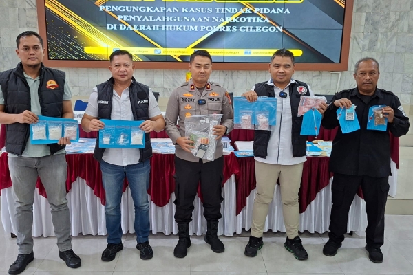 Polres Cilegon Berhasil Ungkap 19 Kasus Narkoba, Kecamatan Citangkil Paling Banyak