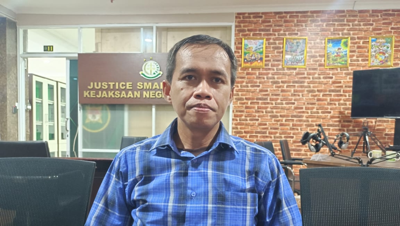 Kepala Seksi Intelijen Kejari Kota Cilegon, Nasruddin.(Foto : Babe Banten)