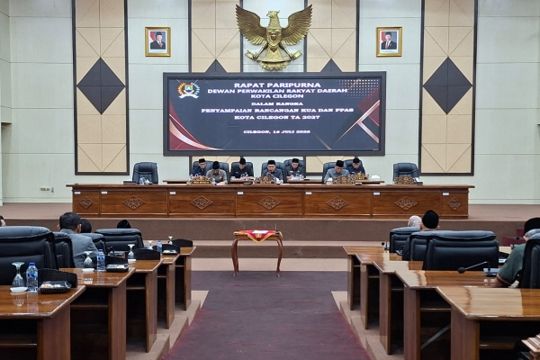 DPRD Gelar Rapat Paripurna Penyampaian Rancangan KUA dan PPAS Kota Cilegon Tahun 2027