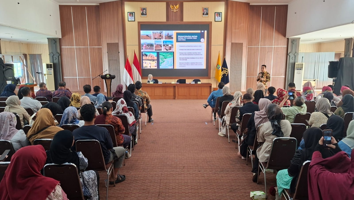 Sosialisasi Merek Kolektif, Indikasi Geografis, dan Perseroan Perorangan yang digelar Kanwil Kemenkum Provinsi Banten di Aula Kominfo Kota Cilegon. (Foto: Babe Banten)