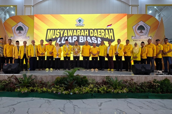 Melalui Musdalub, Ratu Amalia Terpilih Secara Aklamasi Sebagai Ketua DPD II Golkar Cilegon
