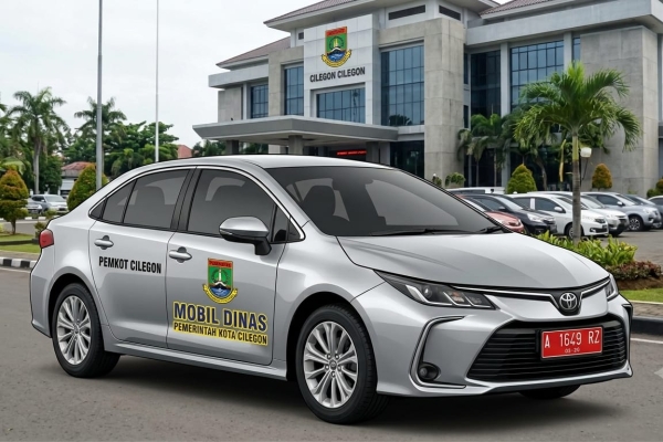 Mobil Toyota Camry Milik Pemkot Cilegon Diduga Dipinjamkan ke Pihak Luar