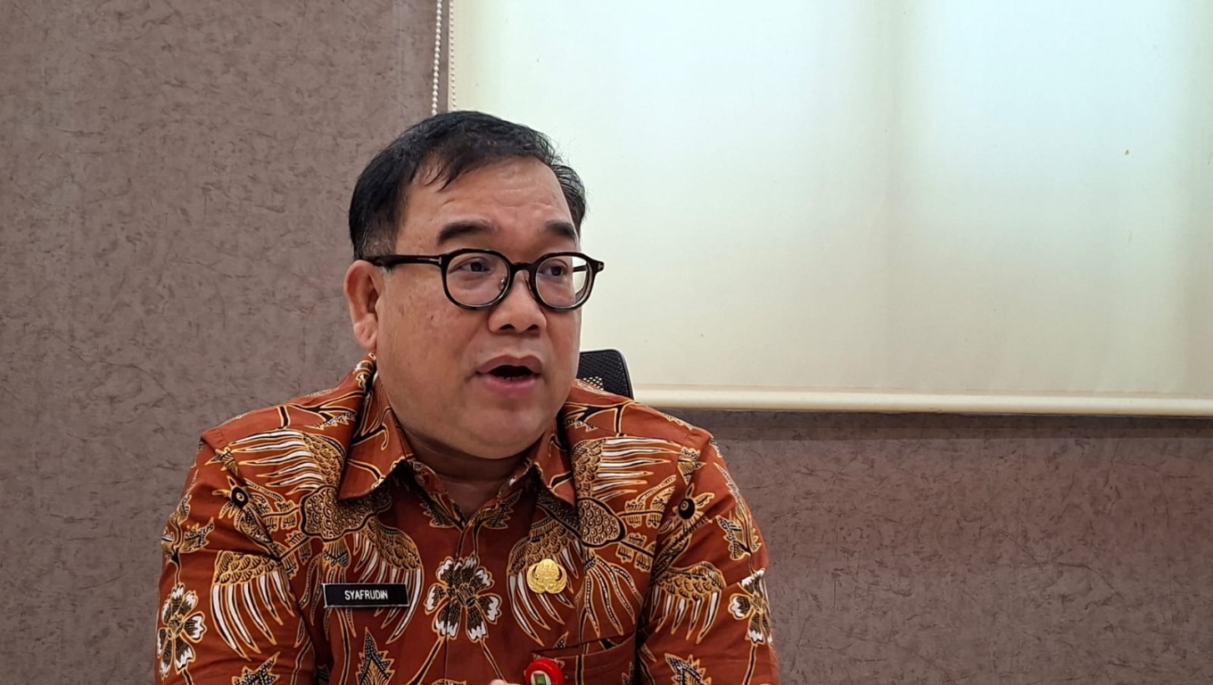 Ketua Komite Manajemen Talenta (MT) Pemlilihan Sekda Definitif Kota Cilegon, Syafrudin.(Foto: Babe Banten)